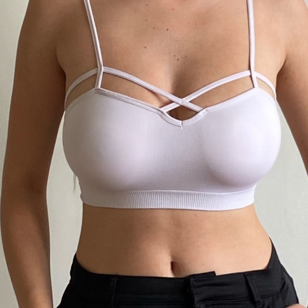 Comfy white bralette